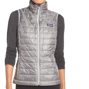 Patagonia women’s nano vest grey small